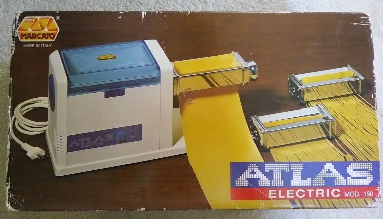 MARCATO ATLAS MOD 150 ELECTRIC PASTA MAKING MACHINE -NEW OLD STOCK-MADE