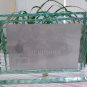 SIMPLICITY Thick HEAVY Glass Bypass TableTop Desktop Picture Photo Frame Set of 2!