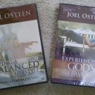 JOEL OSTEEN Experiencing God's Favor DVD AND Living a Balanced Lifestyle DVD - NEW!!