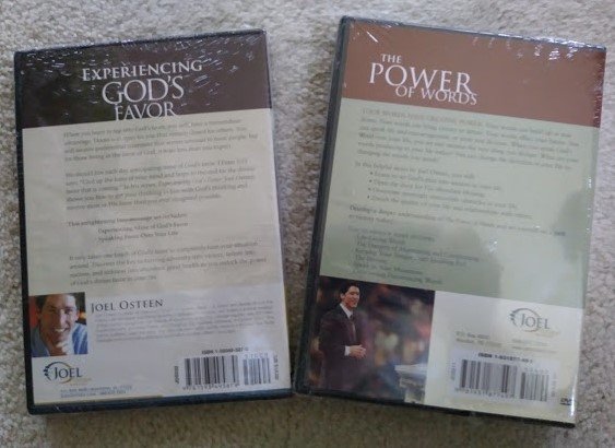 JOEL OSTEEN Experiencing God's Favor DVD AND The Power of Words DVD - NEW!!