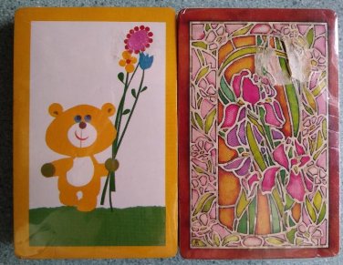 Vintage Trump Playing Cards from the 1960's - Lot of 2 Decks - Made in USA - Sealed