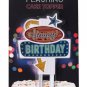 suckUK Flashing HAPPY BIRTHDAY Cake Topper - Flashing retro light display cake topper - Lot of 3!