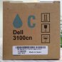 GENUINE OEM Dell 3100cn Cyan Toner - 4000 page HIGH YIELD - part K4973!