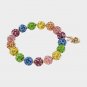 Betsey Johnson Rainbows and Unicorns Fireball Pave Stretch Bracelet - New with Tag!