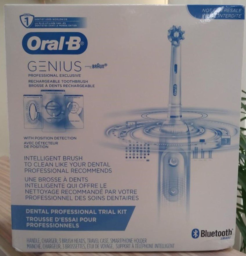 Oral-B Genius Bluetooth Smart Rechargeable Electric Toothbrush ...