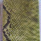 Trim Women's Personal Care Set, 9 piece in Zippered Case - Green Faux Snakeskin!