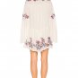 FREE PEOPLE Te Amo Mini Dress #OB674271 in Neutral Combo - Size L - New with Tag!