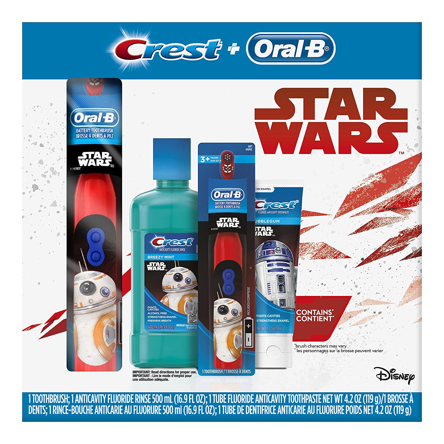 Oral-B And Crest Kids Premium Holiday Pack - Disney's STAR WARS ...