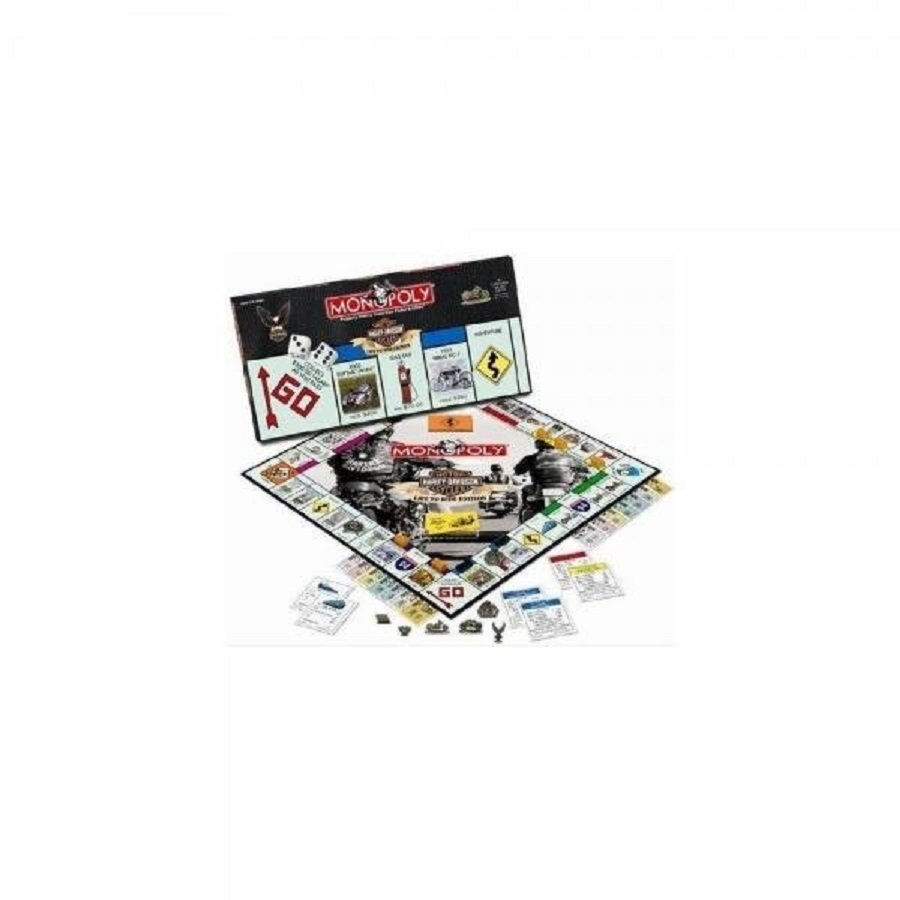 Harley-Davidson Live to Ride Collector's Edition Monopoly Board Game by USAopoly