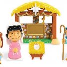 Peanuts Nativity Deluxe Figure Set - Charlie Brown, Snoopy, Sally, Lucy, Peppermint Patty!