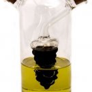 Ceylon Teas Oil & Vinegar Cruet #90200, 8" Tall, Clear - New in Box!