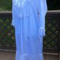 Vintage 80s ENCHANTING Nightgown by Cinzia Fine Lingerie Confection in Cottons & Laces #1  M/L-RARE!