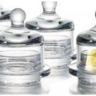 Essential Home Set of 2 Round Butter Dish Sets with Lids by Sunline!