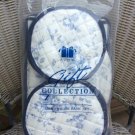 AVON Gift Collection DISH STORAGE 4 pc. Basic Set for Fine China Quilted White/Blue!