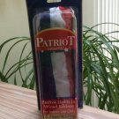 Patriot Sheer Glow Wired Ribbon 50 Light / 15 ft. Garland - Red, White & Blue!