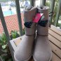 Love Cuce Carolina Panthers Officially Licensed NFL Team Bling Boot with Crystal Logo - Size 8!