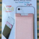 Quick Pocket Mobile Device Stretchy RFID Pocket (Pink) from Good Living in Style!
