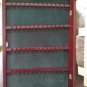 Brent Wood Tea Spoon Souvenir Spoon Display Case Rack Cabinet #1279R, Glass Door, Walnut Finish!