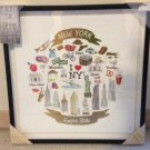 Marmont Hill Hand Foiled 'I Love New York Empire State' Wall Art - 18" x 18" Framed!