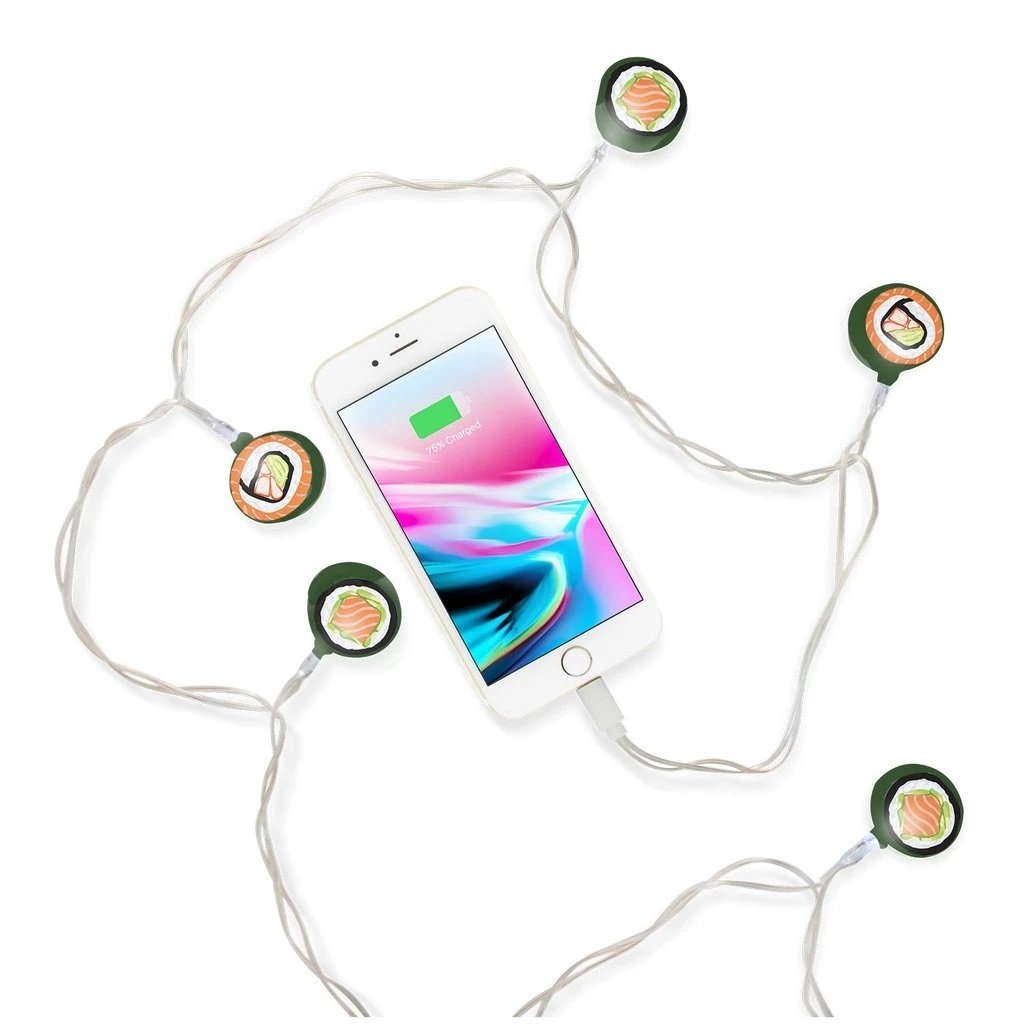 DCI Sushi Design LED Phone Charger For iPhone - 4' Cord!
