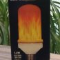LED Flame Effect 6" Light Bulb: E26 Standard Base - Upside Down Effect - 1.5W!