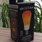 EZ Illuminations LED Flame Effect Bulb Edison Style Standard Base Light Bulb 120v 1.2 Watts!