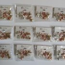 Wholesale Fashion Jewelry Tricolor Post & Dangle Earring Sets - Lot of 108 Pairs #31!