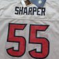 NFL Reebok On Field Houston Texans White #55 Jamie Sharper Jersey - Size 2XL - NWTs!