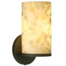 tiella Natural Chunk Onyx 5-in W 1-Light Bronze Arm Hardwired Wall Sconce - Set of 2 - New in Box!