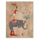Oopsy Daisy 'Vintage Circus Elephant' by Sarah Lowe Canvas Wall Art - 10 x 14!