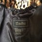 TERRY LEWIS Classic Luxuries Cropped Top Sleeves Leopard Faux Fur Coat Size 3X - NWTS!