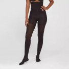 SPANX Love Your Assets Women's High-Waist Shaping Tights (182B), Black, Size 4!