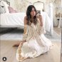 Free People Lavender Fields Midi Dress #OB1015954 - Cream - XS - Boho - NWT!