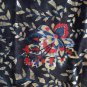 Patricia Nash Designs Large Scarf - Black Floral Print with Gold Accents - NWT!