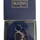 Vintage BUXTON Key-Tainer Easy-Trak Key Ring System - 6 Swivel Rings Black - NIB!