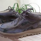 Men's SAO by Stacy Adams Dublin II Moc Toe Purple Camo Suede Lace Up Ankle Boots  #63169-076- Sz 10!