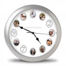 Timeless Treasures Wall Clock Recordable TT400 by Feldstein - Record a message each hour!