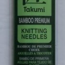 Clover Takumi Bamboo Knitting Needles 7-inch-Size 2/2.75mm - 9 Pack - Sealed!