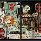 Jean Michel Basquiat Famous Street Art Framed Prints - Graffiti - 18½" x 27½" - New & Sealed!