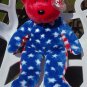 Ty Beanie Buddy Patriotic American Flag Teddy Bears - Set of 3 - LIBERTY, THOMAS, USA - NWTS!