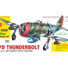 Guillow's Republic P-47D Thunderbolt WW2 Fighter Balsa Wood Model Airplane Kit #1001!