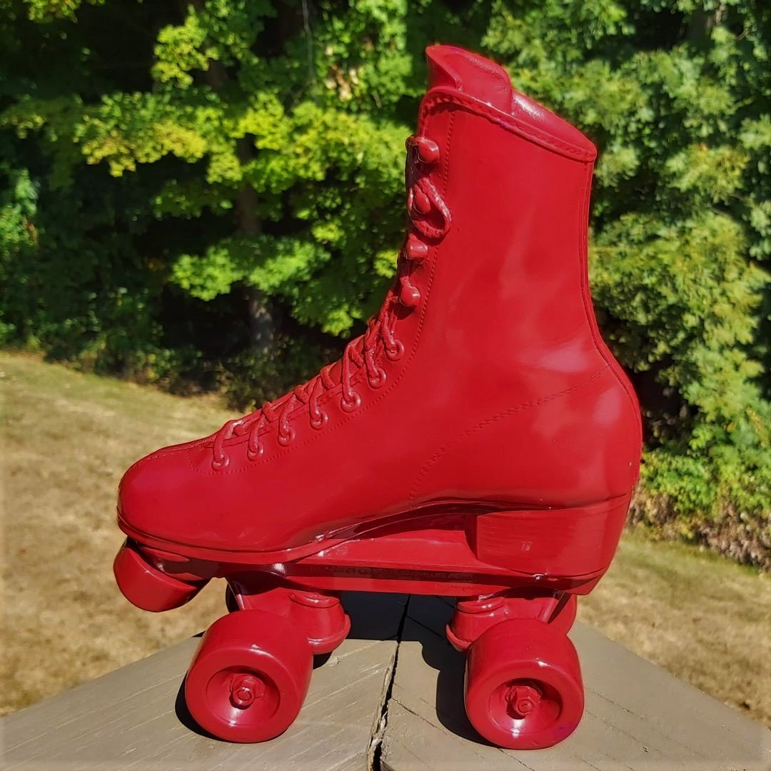 Museum of Modern Life Pop Art Red Roller Skate Vase by TMS