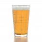 Miami Map Pint Glass - Engraved Beer Glass (16oz) - Etched Drinking Glass - New in Box!