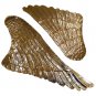 Solid Brass Angel Wing Decorative Platters Trays - Large - 21" & 15½"!