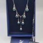 Swarovski Flying Necklace 973787 - Aurora Borealis Comet Argent Light Crystal Balls - New with Tag!