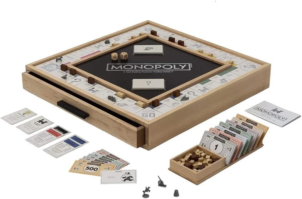 WS Game Company Monopoly Luxe Maple Edition - Officially Licensed by ...