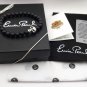 Vintage Erwin Pearl Lucky Skull Stretch Bracelet - 9" - Black Onyx & Sterling Silver - New in Box!