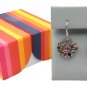 Multi Color Tourmaline set in Sterling Silver Drop Dangle Earrings from ShopHQ - New in Box!