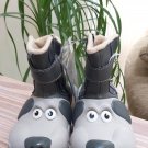 POLLIWALKS KIDS "TOYS FOR FEET" Puppy Dog Zip Boots with Leather Upper - Size 8 - NEW! POLLIWALKS KIDS "TOYS FOR FEET" Puppy Dog Zip Boots with Leather Upper - Size 8 - NEW!