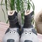 POLLIWALKS KIDS "TOYS FOR FEET" Puppy Dog Zip Boots with Leather Upper - Size 8 - NEW!